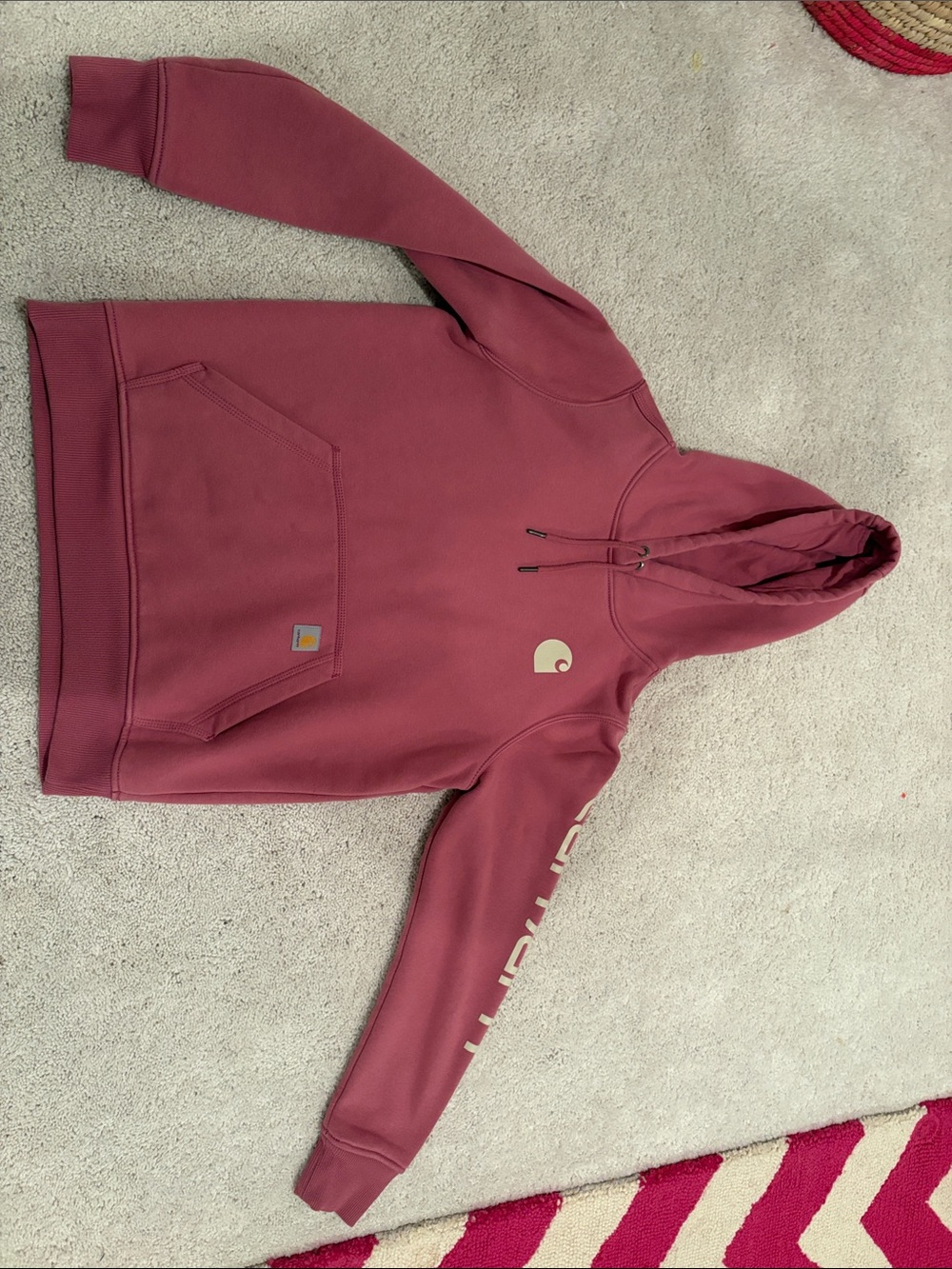 Carhartt Women's Hoodie in Dusty Rose
